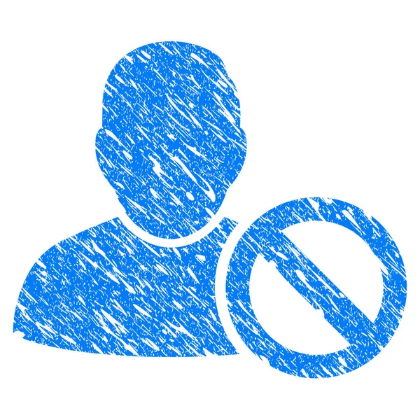 Yasak kullanıcı Grunge simgesi