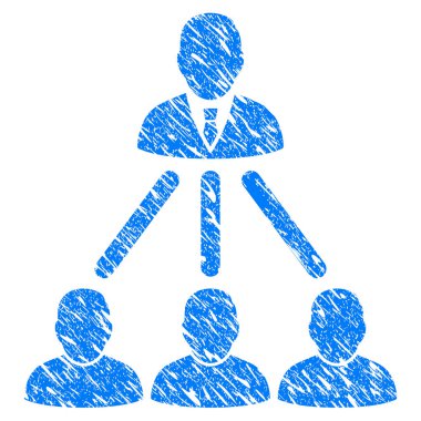 İnsanlar organizasyon yapısı Grunge simgesi