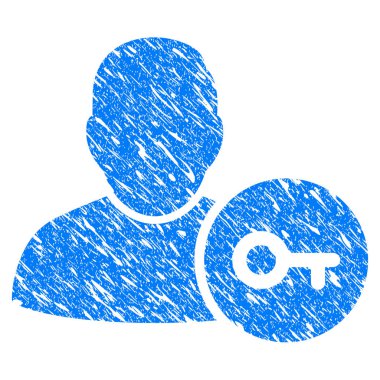 Kullanıcı oturum açma Grunge simgesi