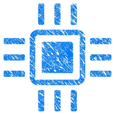 İşlemci Grunge simgesi