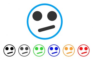 Kayıtsız Smiley gülümseme yuvarlak simge