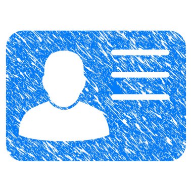 Hesap kartı Grunge simgesi