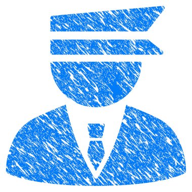 Polis memuru Grunge simgesi