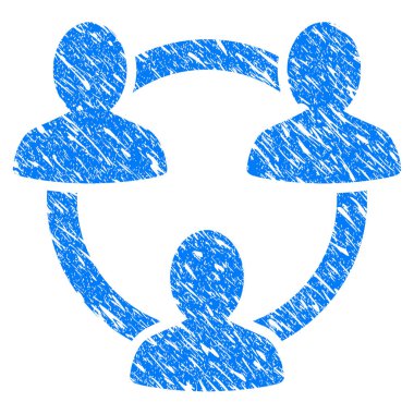 Daire Grunge simgesi güven