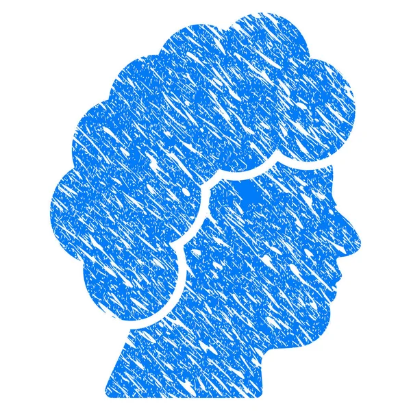 Kadın profili Grunge simgesi