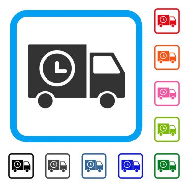 Sevk irsaliyesi zamanlama Van simgesi çerçeveli