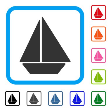 Yat simgesi çerçeveli