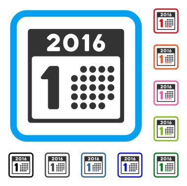 İlk 2016 çerçeveli gün simgesi