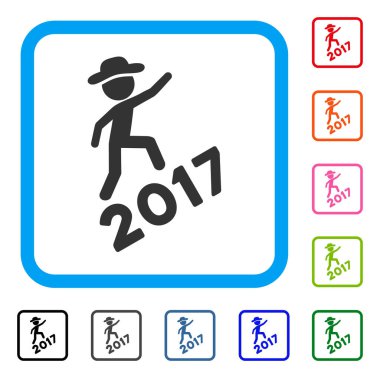 2017 tırmanma beyefendi simgesi çerçeveli