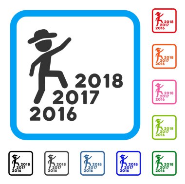 Beyefendi adımları yaşındaki 2016 2018 simgesi çerçeveli