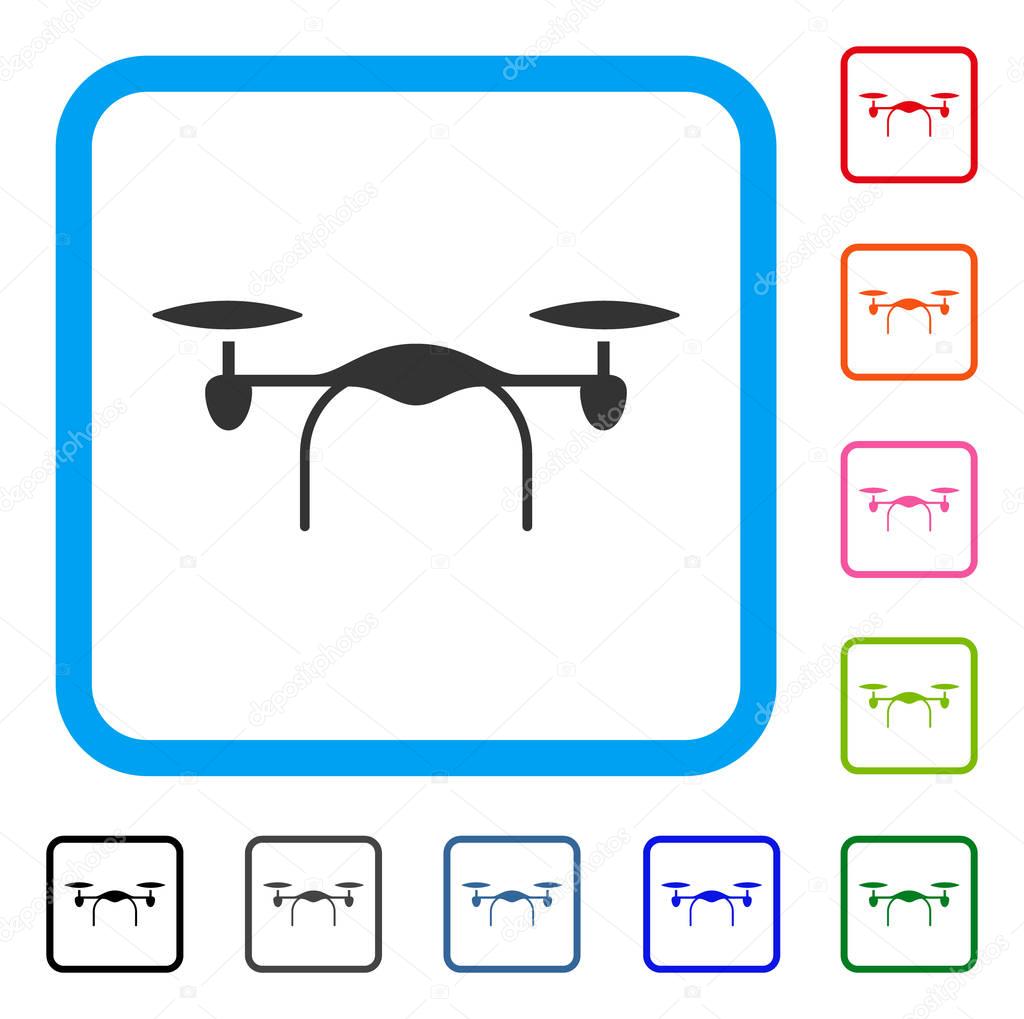 Quadcopter Framed Icon