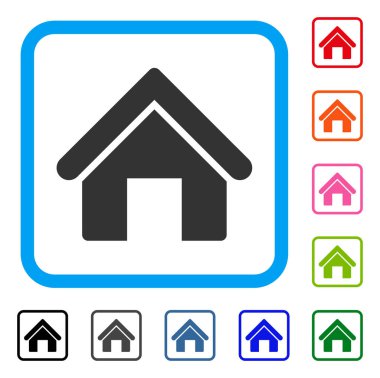 Ev simgesini çerçeveli