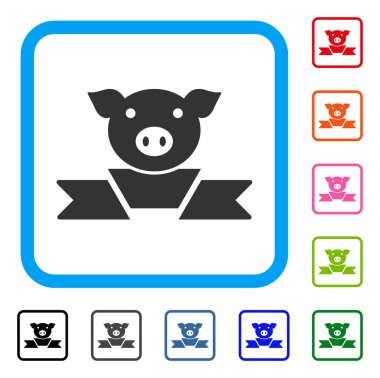 Domuz Ödülü Şerit simge çerçeveli