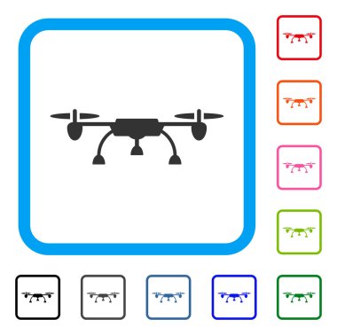 Drone simgesi çerçeveli