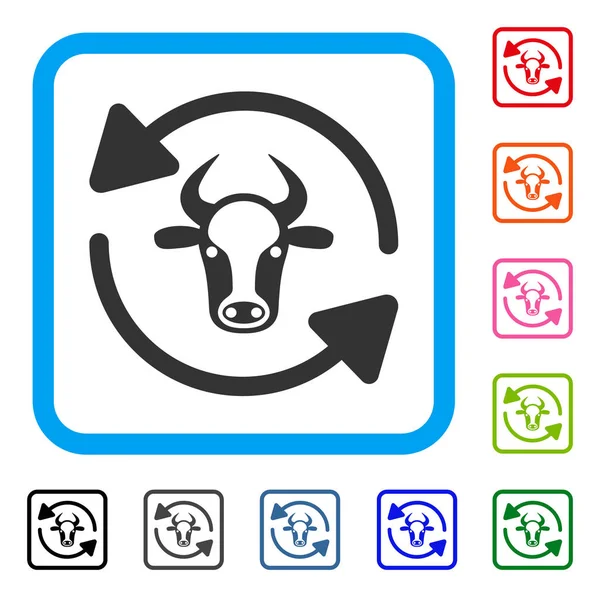 İnek çerçeveli kutsal kişilerin resmi Yenile