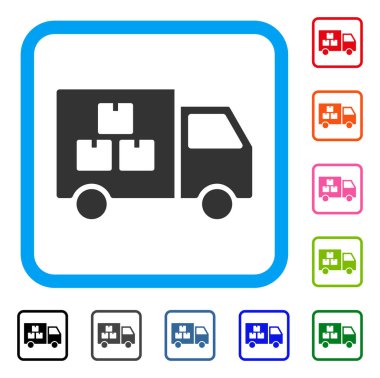 Ürünler ulaşım araç simgesini çerçeveli