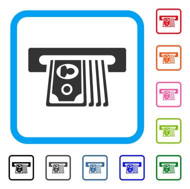 ATM Ekle para simgesi çerçeveli