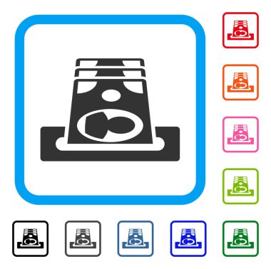 Ödeme Terminal simgesi çerçeveli