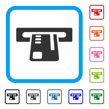 Bilet Terminal simgesi çerçeveli