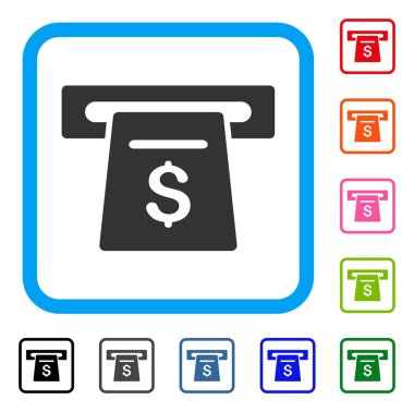 Bilet Terminal simgesi çerçeveli