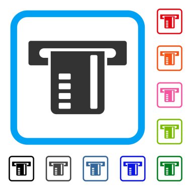 Bilet Terminal simgesi çerçeveli