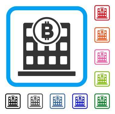 Bitcoin Office simge çerçeveli