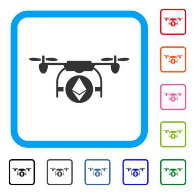 Ethereum Airdrone simgesi çerçeveli