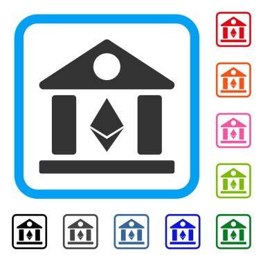 Ethereum Banka Binası simgesi çerçeveli
