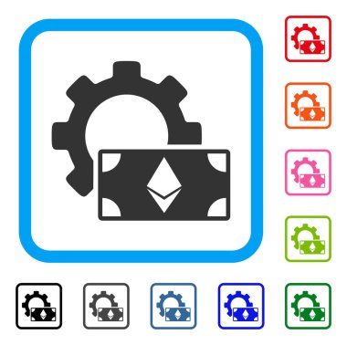 Ethereum banknot seçenekleri dişli simgesini çerçeveli