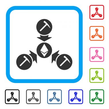 Ethereum araştırma havuzu simgesi çerçeveli