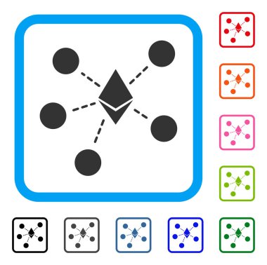 Ethereum Net Yapı simgesi çerçeveli