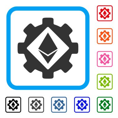 Ethereum seçenekleri dişli simgesini çerçeveli