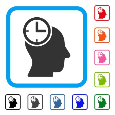 Zamandır baş çerçeveli simgesi