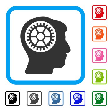 Kafa dişli simgesini çerçeveli