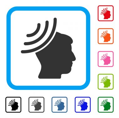 Radyo Resepsiyon zihin simgesi çerçeveli