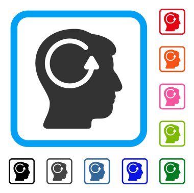 Baş bellek çerçeveli kutsal kişilerin resmi Yenile