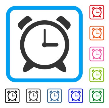 Çalar saat simgesi çerçeveli