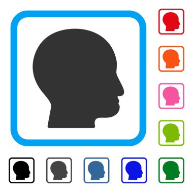 Kel Kafa simgesi çerçeveli