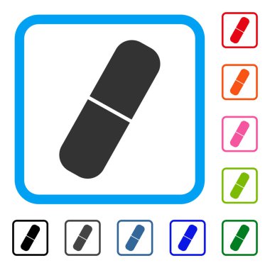 Kapsül simgesi çerçeveli