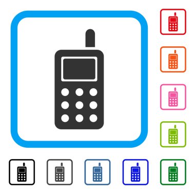 Cep telefonu simgesini çerçeveli