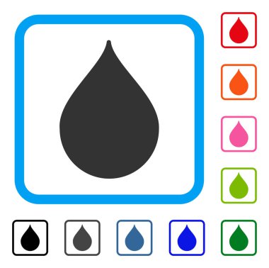 Çerçeveli simge damla