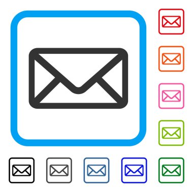 Zarf simgesi çerçeveli