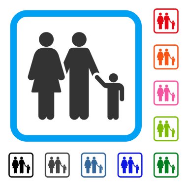 Aile simgesini çerçeveli