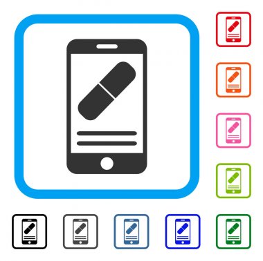 İlaç Online Bilgi simgesi çerçeveli