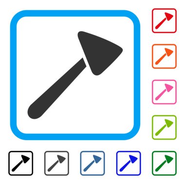 Nörolog çekiç simgesi çerçeveli