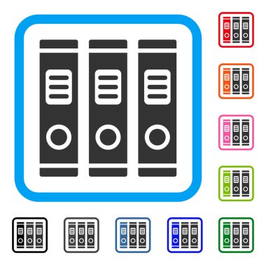 Office kitap simgesi çerçeveli