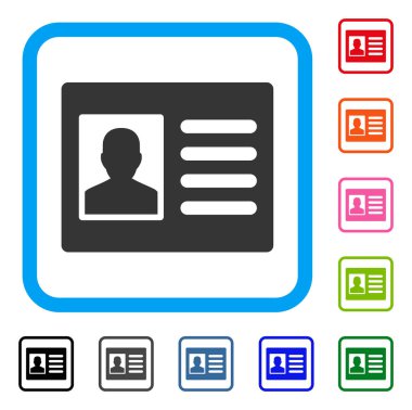 Hasta hesap simgesi çerçeveli