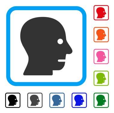 Hasta baş simge çerçeveli