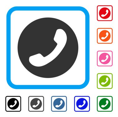 Telefon numarası simge çerçeveli