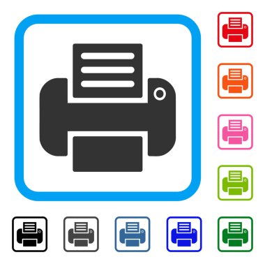 Yazdır simgesini çerçeveli